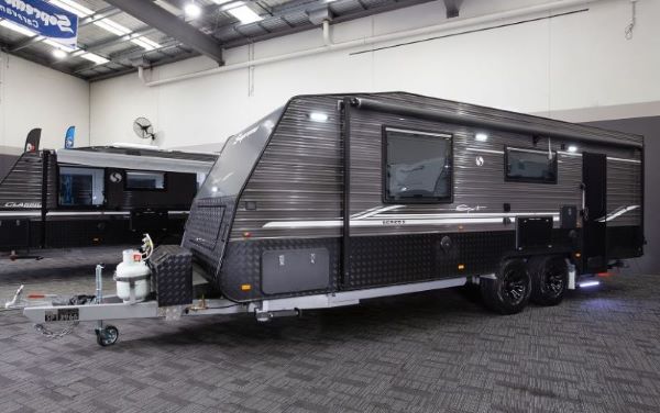An example of a semi-off road caravan.