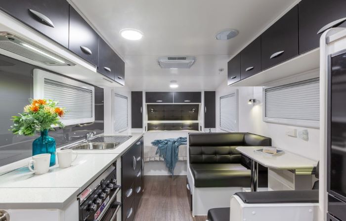 Campervan with self containment certification